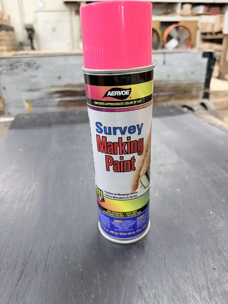 Aervoe Inverted Survey Marking Paint - Flo Pink