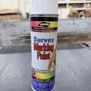 Aervoe Inverted Survey Marking Paint - White