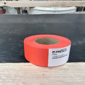 Presco Texas Roll Flagging - Orange Glo