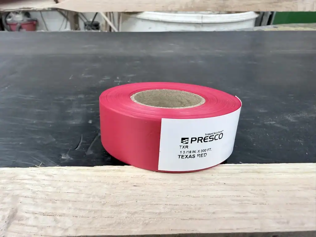 Presco Texas Roll Flagging - Red